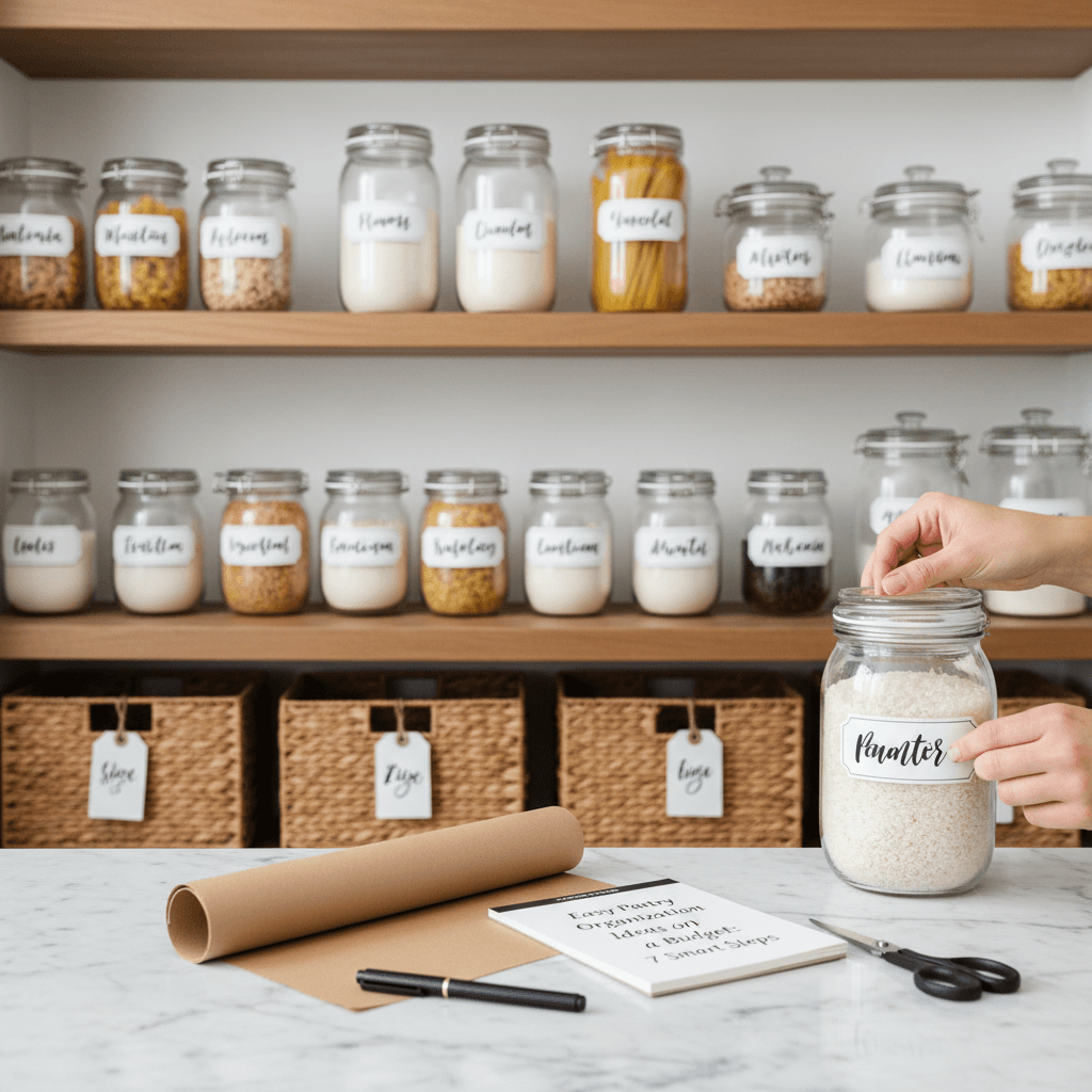 4. Create Zones for Smart Pantry Organization